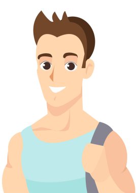 Beyaz arka plan üzerinde izole neşeli Amerikalı çocuk öğrenci. Uluslararası öğrenciler gün poster.