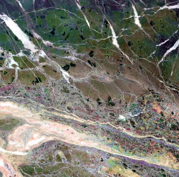 Mermer Doku Closeup Çok Renkli Yüzeyi Doğal Taş Arka Plan — Stok fotoğraf