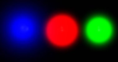 Soyut dijital lens flare özel ışık efektleri siyah arka plan üzerine