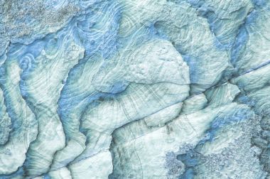 Hafif mavi doğal dilim rock portre