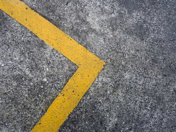 Road Yellow Lines — Stock Photo, Image