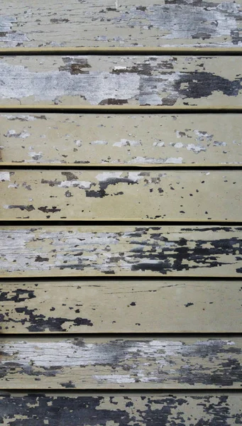 木木板围栏与旧颜色关闭. — 图库照片