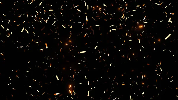 Véletlenszerűen áramló háttérbeli konfetti — Stock Fotó