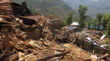 Nepal deprem yıkım