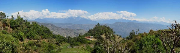 Himálajské hory Panorama — Stock fotografie