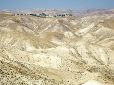Wadi Qelt çorak tepelerinde