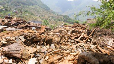 Nepal deprem yıkım