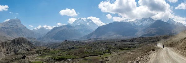 Muktinath Valley in Mustang Nepal — Stock Photo, Image