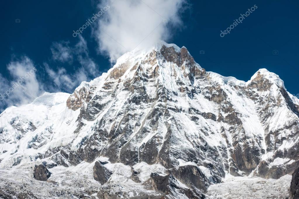 Himalayan Mountain Range in Nepal