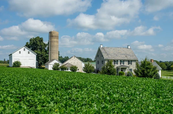 Granja en el campo — Foto de Stock