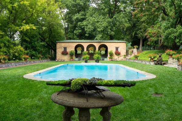 Swimming Pool in a Garden