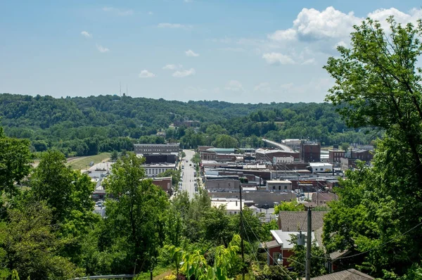 Acima da vista de Hannibal Missouri — Fotografia de Stock