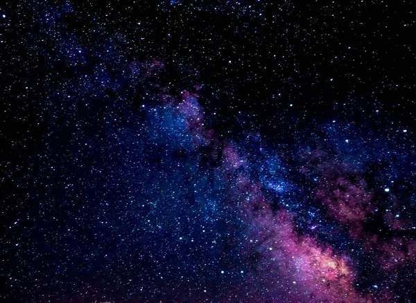 Milchstraßenfarben bei Nacht — Stockfoto