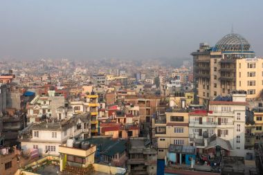 Smog şehir üzerinde