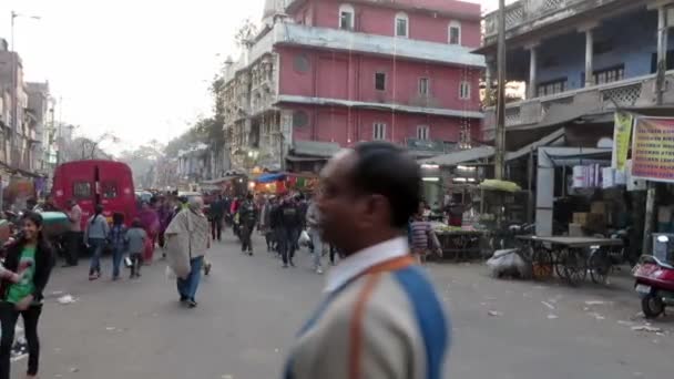 在印度街头 — 图库视频影像