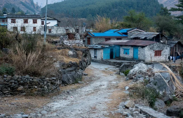 小喜马拉雅村 — 图库照片