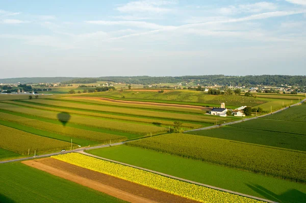 Letecký zemědělské půdy — Stock fotografie