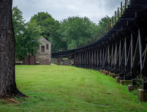 Trailroad Trestle at Harpers Ferry — Stock fotografie