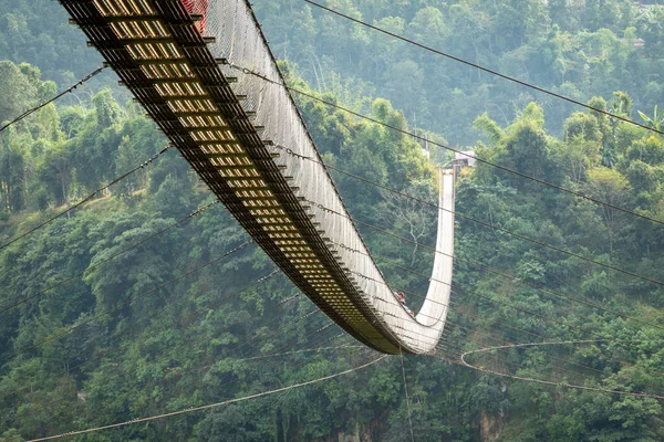 Kushma - Gyadi Suspension Bridge — Stock Photo, Image