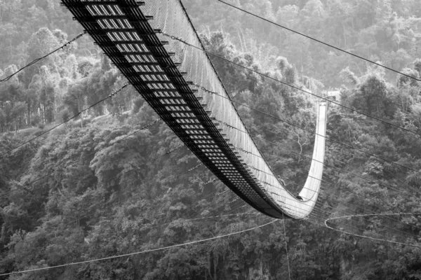 Kushma - Gyadi Felfüggesztő híd — Stock Fotó