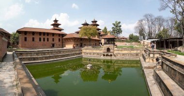 Katmandu Nepal 'deki Patan Durbar Marg Unesco Dünya Mirası Müzesi.