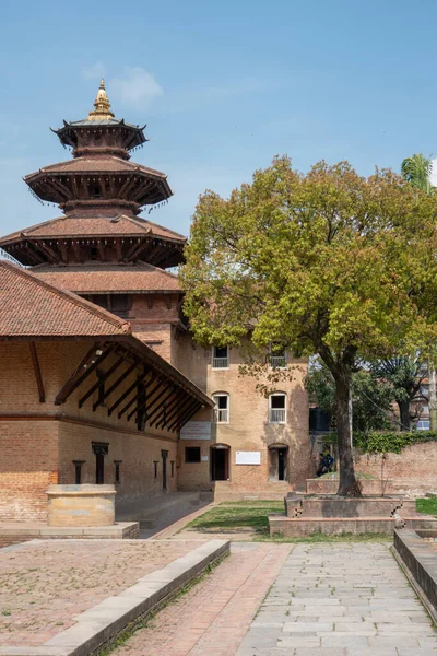 Сайт Всесвітньої Спадщини Патана Дурбара Марга Унеско Катманду Непал Всередині — стокове фото