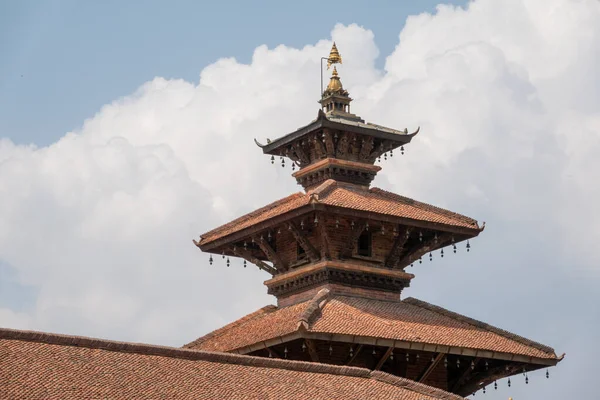 Toit Patan Durbar Marg Patrimoine Mondial Unesco Katmandou Népal Intérieur — Photo