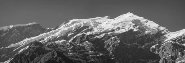 Glaciär Som Täcker Toppen Ett Berg Himalaya Nepal — Stockfoto