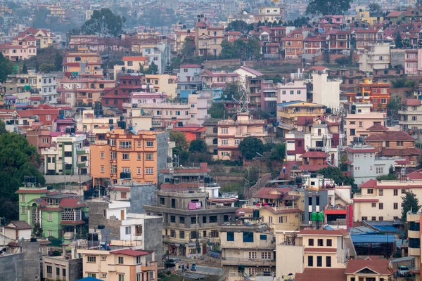 Ciudad Katmandú Nepal Luz Del Atardecer — Foto de Stock