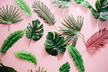 tekstil kumaş güzel yaprakları