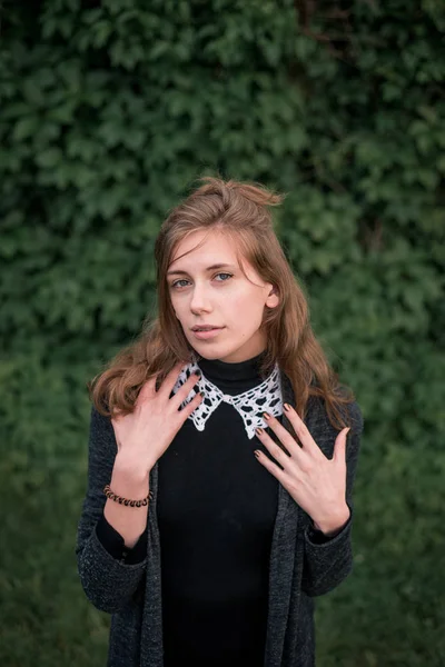 Güzel genç kız closeup