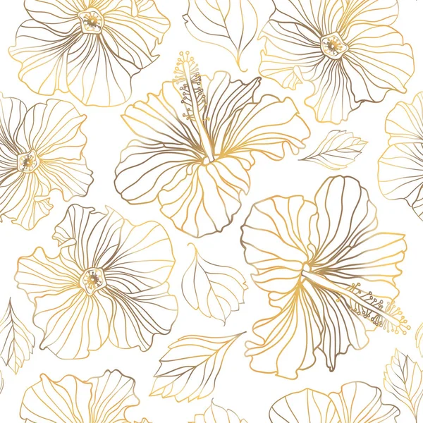 Sorunsuz vektör çiçek desenleri