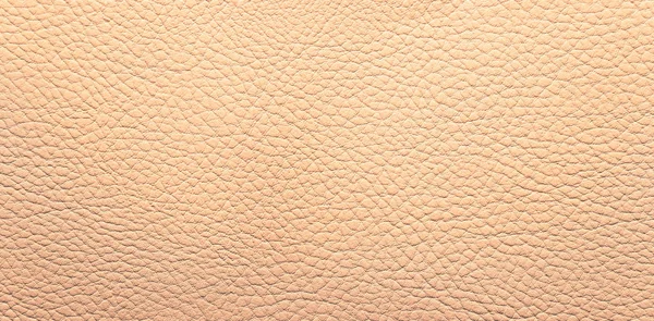 Beige leather background. Panorama. — Stock Photo, Image