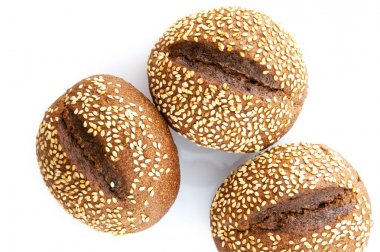 siyah susam ile ekmek