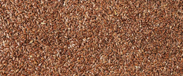 Keten tahıl panorama. Yukarıdan görüntülemek.