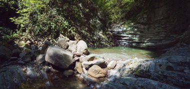 Svir Vadisi Panoraması, Krasnodar Bölgesi, Rusya.