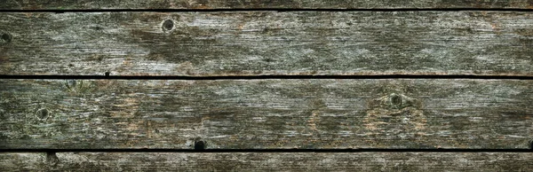 Panorama Textura Madera Vieja Con Grietas Nudos Espacio Libre Para — Foto de Stock