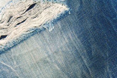 Mavi kot kumaşı. Arkaplan.