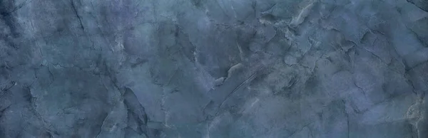 Tło Tekstura Niebieskiego Marmuru Panoramę Sztandar — Zdjęcie stockowe