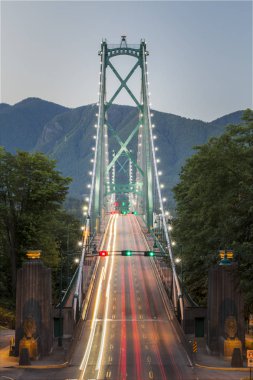 Lions Gate Bridge, Vancouver, Canada clipart
