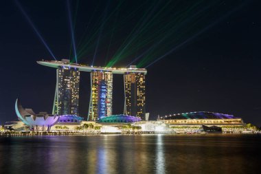 Marina bay sands, gece