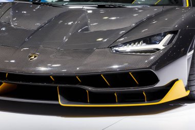 Geneva, İsviçre - Mart 2016: Lamborghini Centenario