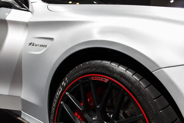 Barcelona, İspanya - Mayıs 2015: Mercedes Amg