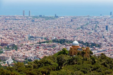 Barselona şehrinin overlook