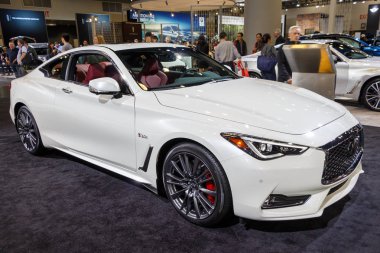 Vancouver - Kanada, 2017 yaklaşık: Infiniti Q60 Coupe