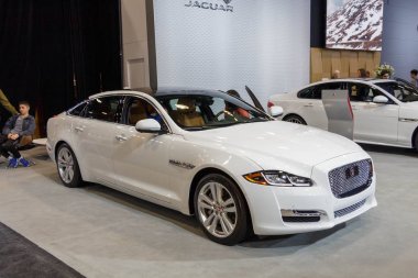 Vancouver, Kanada - Mart 2018: Jaguar Xj