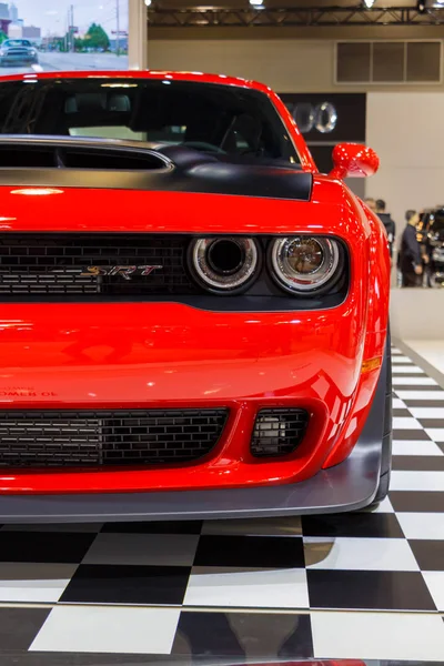 Vancouver, Canada - March 2018 : Dodge Challenger SRT — Stock Photo, Image