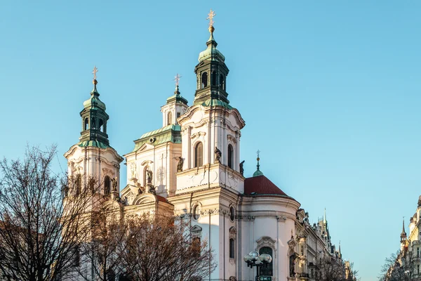 St Nicholas kyrkan på Prag, Tjeckien — Stockfoto