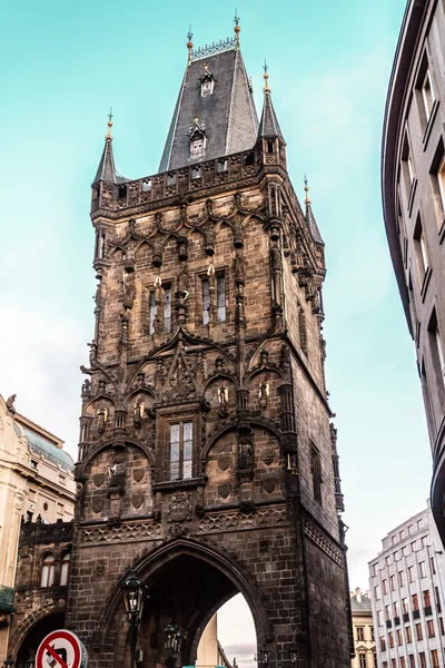 Powder Tower Gate en Praga, República Checa — Foto de Stock