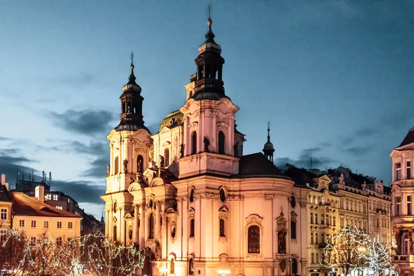 St. Nicholas Church at Prague, Czech Republic — Stock Photo, Image